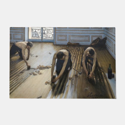 Gustave Caillebotte _ The Floor Scrapers Doormat