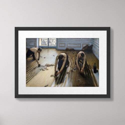 Gustave Caillebotte _ The Floor Scrapers Framed Art