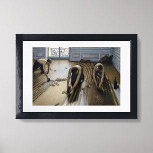 Gustave Caillebotte - The Floor Scrapers Framed Art