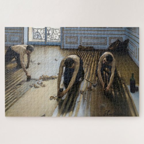 Gustave Caillebotte _ The Floor Scrapers Jigsaw Puzzle