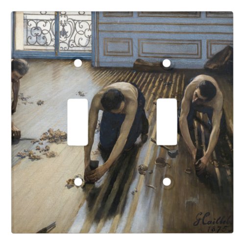 Gustave Caillebotte _ The Floor Scrapers Light Switch Cover