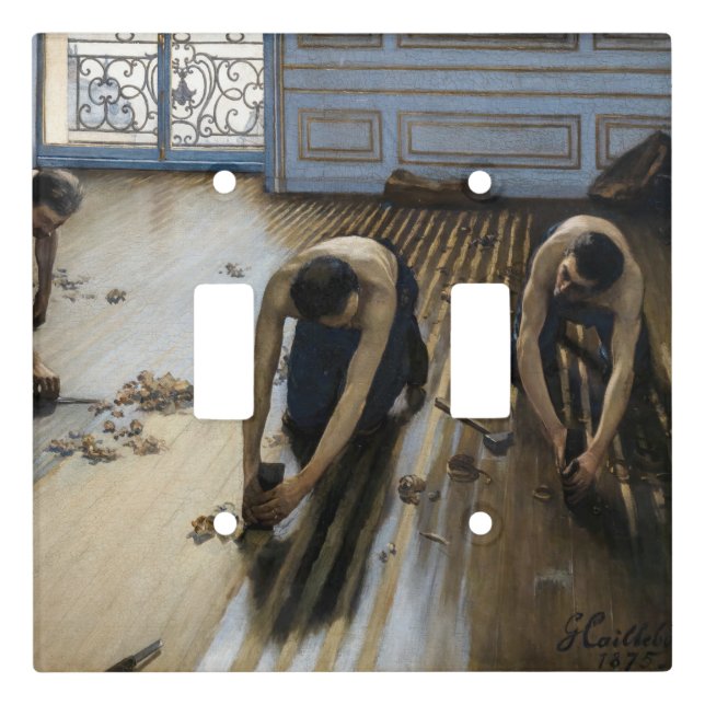 Gustave Caillebotte - The Floor Scrapers Light Switch Cover (Front)