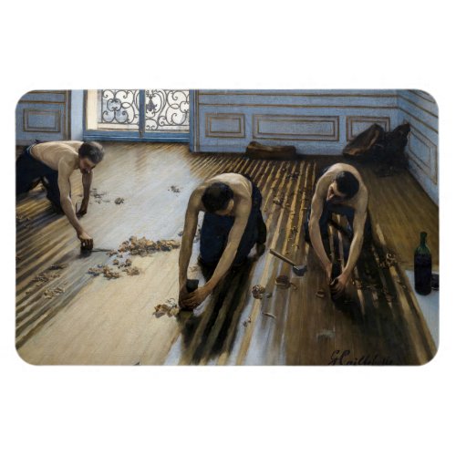 Gustave Caillebotte _ The Floor Scrapers Magnet