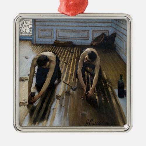 Gustave Caillebotte _ The Floor Scrapers Metal Ornament