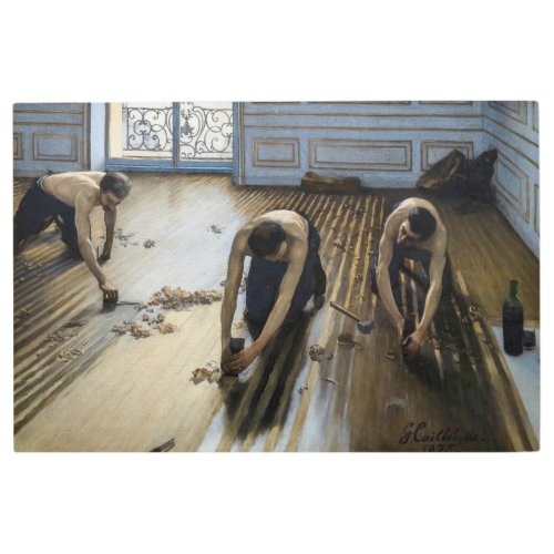 Gustave Caillebotte _ The Floor Scrapers Metal Print