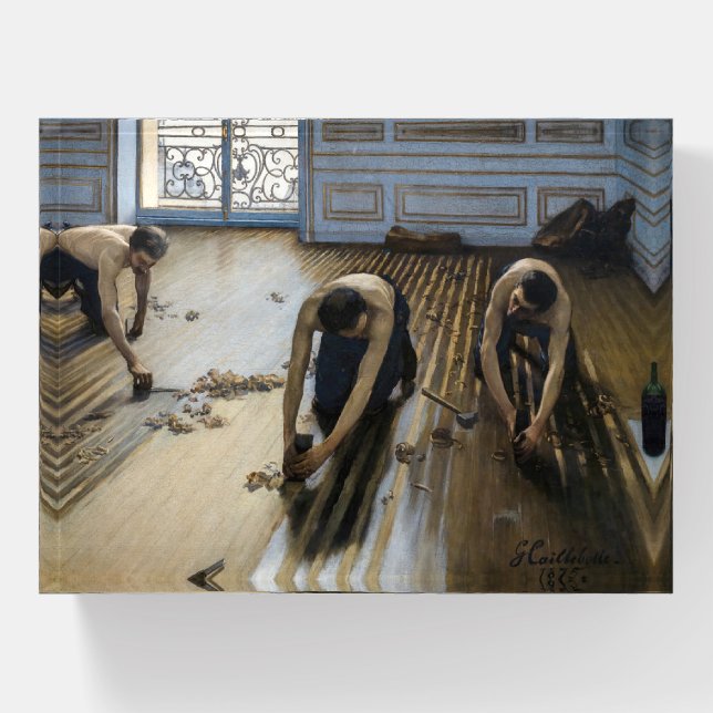 Gustave Caillebotte - The Floor Scrapers Paperweight (Front)
