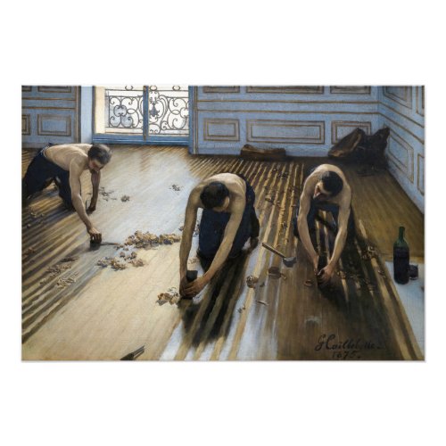 Gustave Caillebotte _ The Floor Scrapers Photo Print