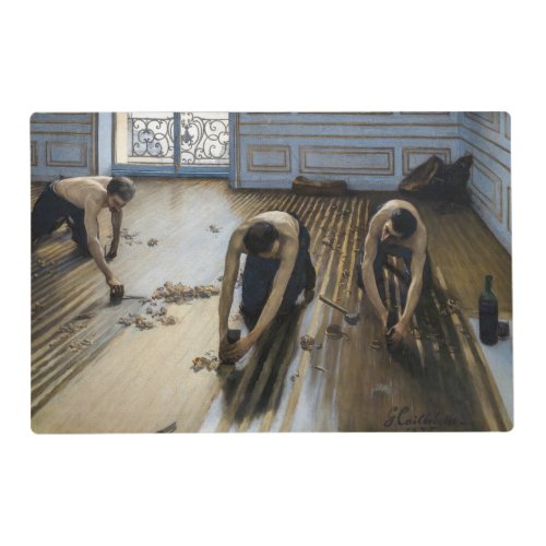 Gustave Caillebotte _ The Floor Scrapers Placemat