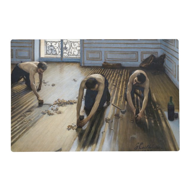 Gustave Caillebotte - The Floor Scrapers Placemat (Front)