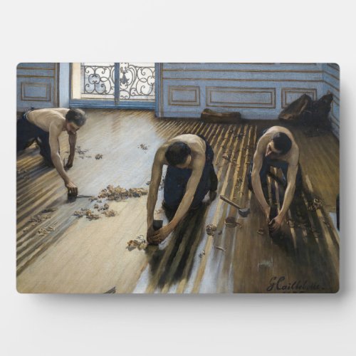 Gustave Caillebotte _ The Floor Scrapers Plaque