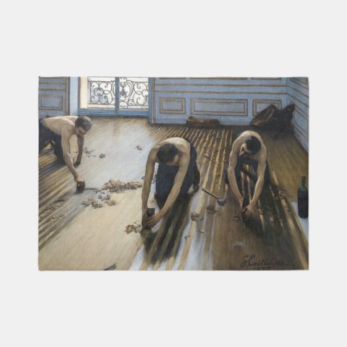 Gustave Caillebotte _ The Floor Scrapers Rug