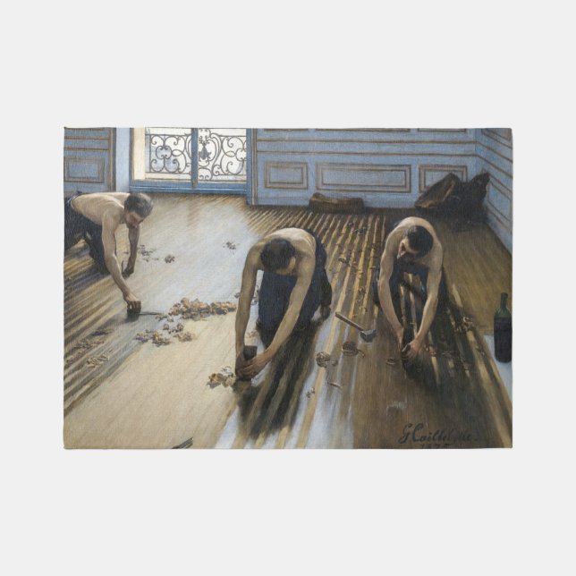 Gustave Caillebotte - The Floor Scrapers Rug (Front)