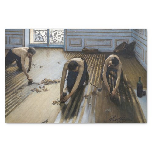 Gustave Caillebotte _ The Floor Scrapers Tissue Paper