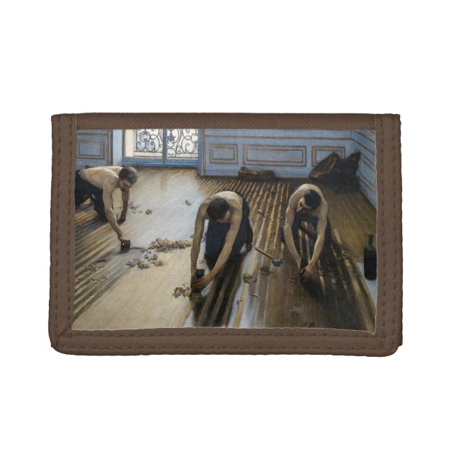 Gustave Caillebotte - The Floor Scrapers Trifold Wallet (Front)