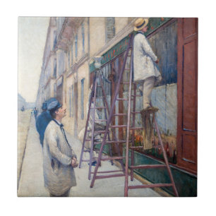 Gustave Caillebotte - The House Painters Ceramic Tile