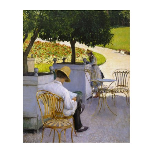 Gustave Caillebotte _ The Orange Trees Acrylic Print