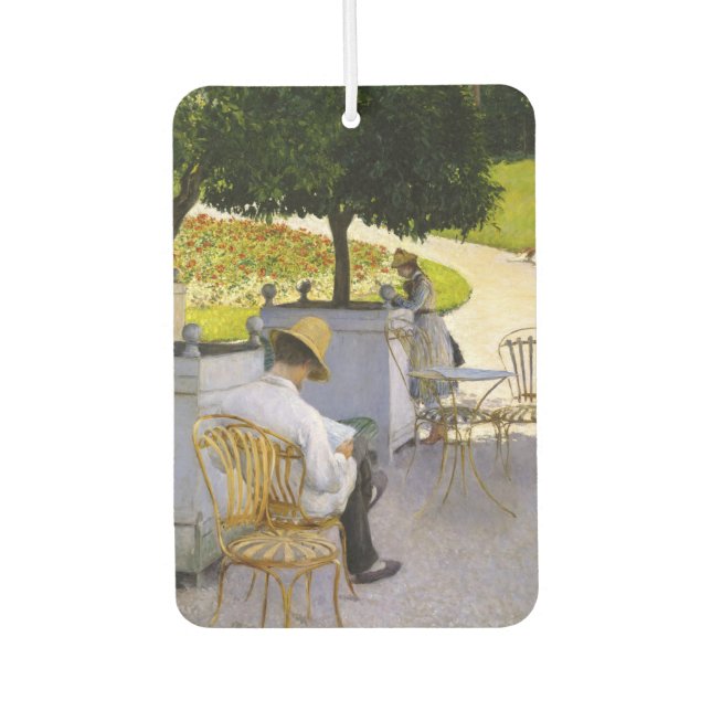 Gustave Caillebotte - The Orange Trees Air Freshener (Front)
