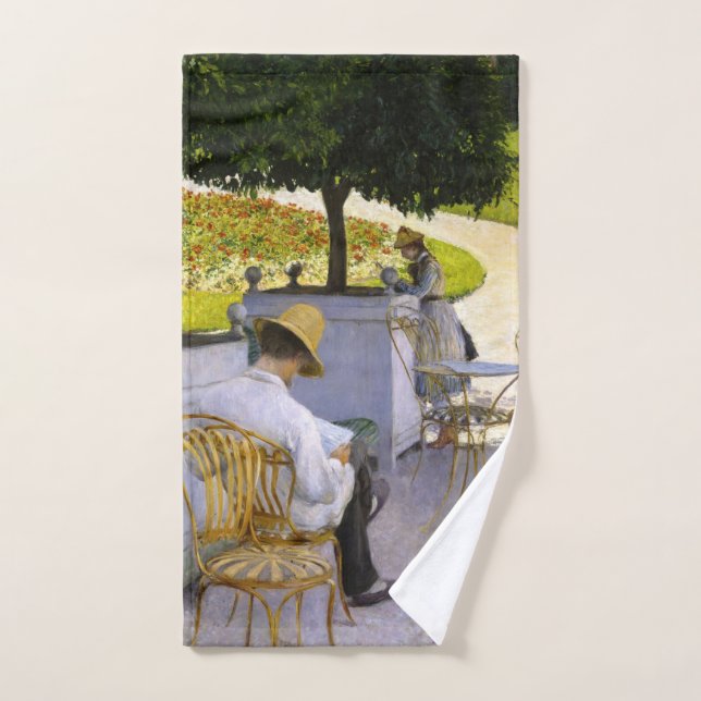 Gustave Caillebotte - The Orange Trees Bath Towel Set (Hand Towel)