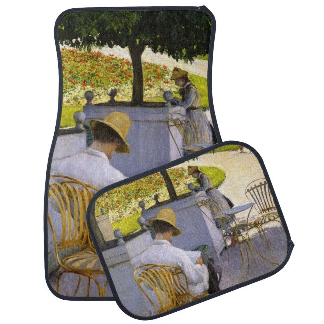 Gustave Caillebotte - The Orange Trees Car Floor Mat (Set)