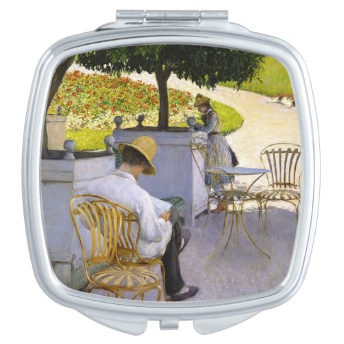 Gustave Caillebotte _ The Orange Trees Compact Mirror