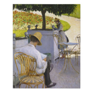 Gustave Caillebotte - The Orange Trees Faux Canvas Print