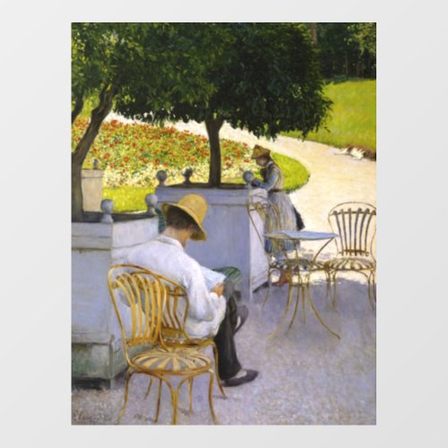 Gustave Caillebotte _ The Orange Trees Floor Decals