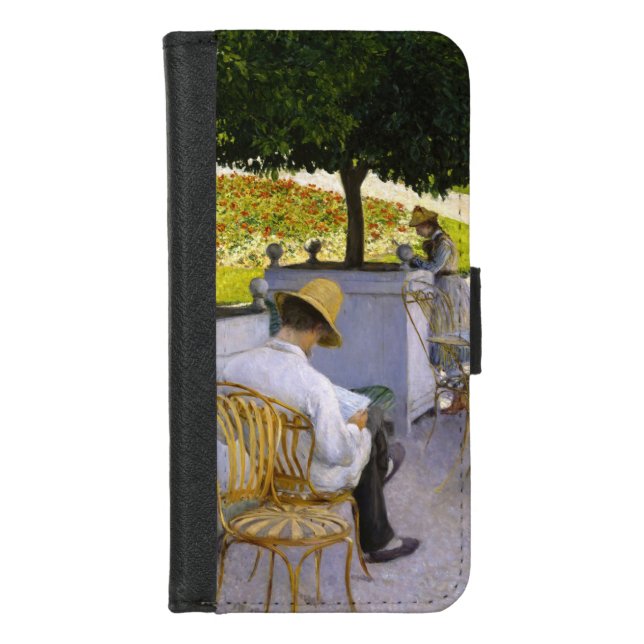 Gustave Caillebotte - The Orange Trees iPhone Wallet Case (Front)