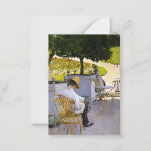 Gustave Caillebotte - The Orange Trees Note Card