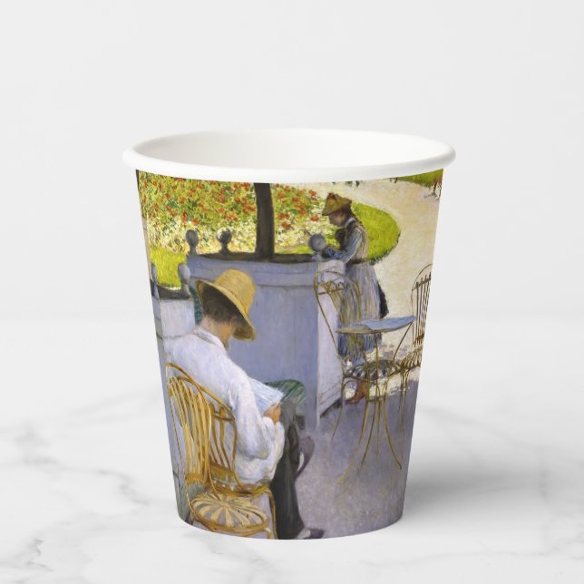 Gustave Caillebotte - The Orange Trees Paper Cups (Front)