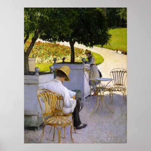 Gustave Caillebotte _ The Orange Trees Poster