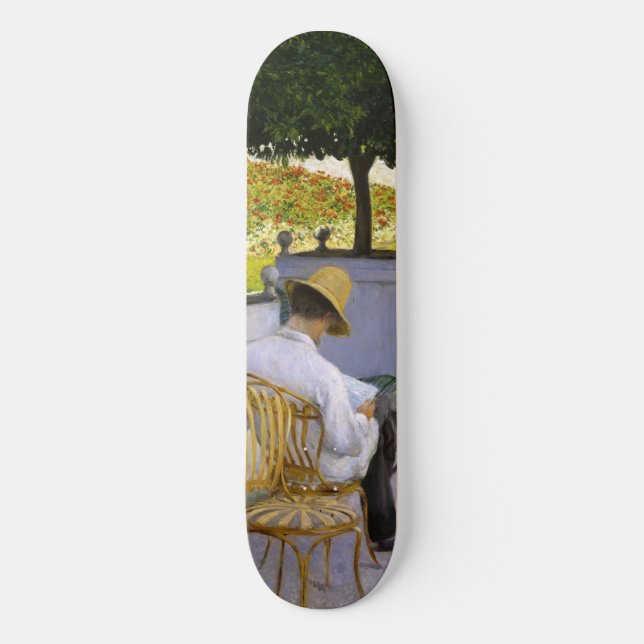 Gustave Caillebotte - The Orange Trees Skateboard (Front)