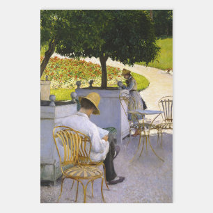 Gustave Caillebotte - The Orange Trees Wrapping Paper Sheets