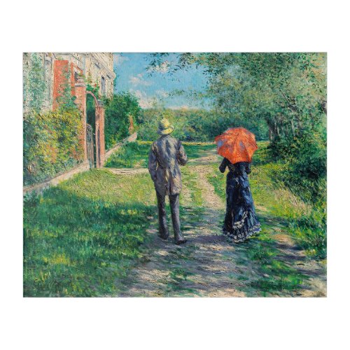 Gustave Caillebotte _ The Path Uphill Acrylic Print