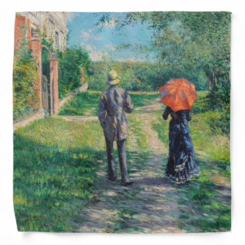 Gustave Caillebotte _ The Path Uphill Bandana