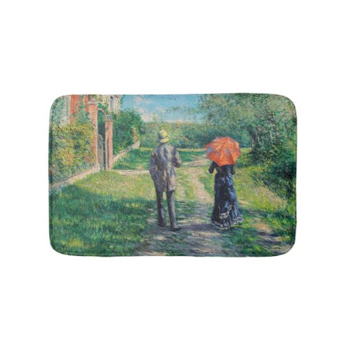 Gustave Caillebotte _ The Path Uphill Bath Mat