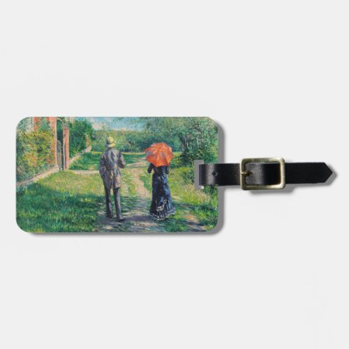 Gustave Caillebotte _ The Path Uphill Luggage Tag