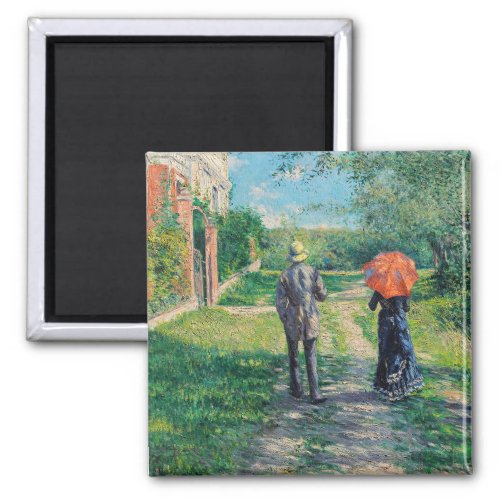 Gustave Caillebotte _ The Path Uphill Magnet