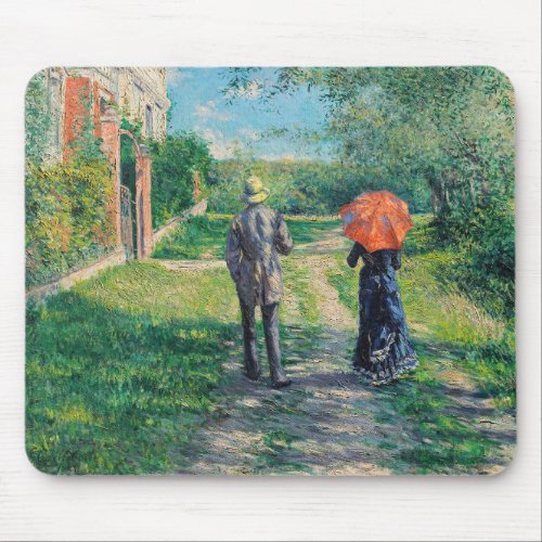 Gustave Caillebotte _ The Path Uphill Mouse Pad