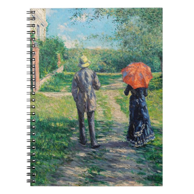 Gustave Caillebotte - The Path Uphill Notebook (Front)