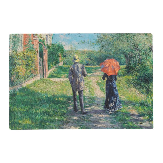 Gustave Caillebotte - The Path Uphill Placemat (Front)