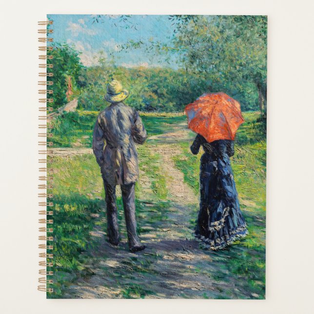 Gustave Caillebotte - The Path Uphill Planner (Front)