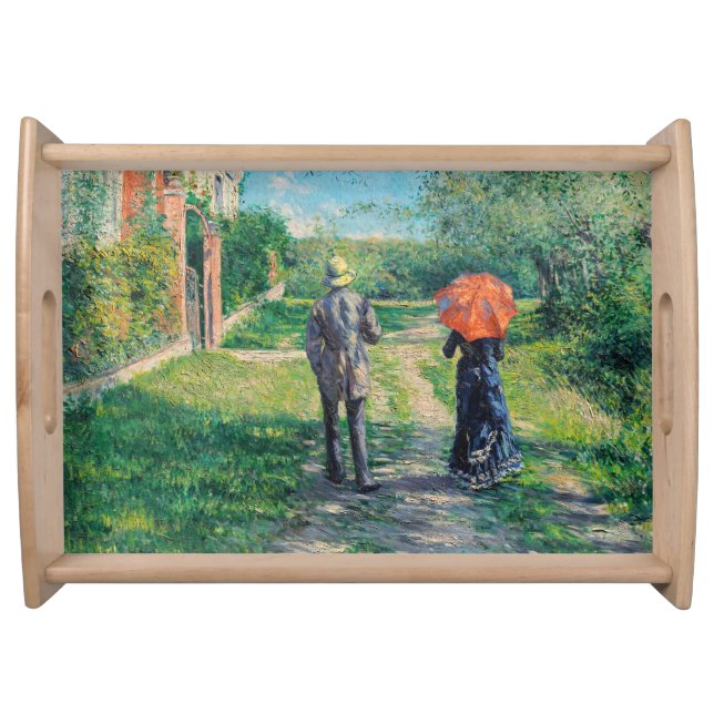 Gustave Caillebotte - The Path Uphill Serving Tray (Front)