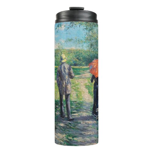 Gustave Caillebotte _ The Path Uphill Thermal Tumbler