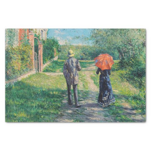 Gustave Caillebotte _ The Path Uphill Tissue Paper