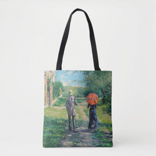 Gustave Caillebotte _ The Path Uphill Tote Bag