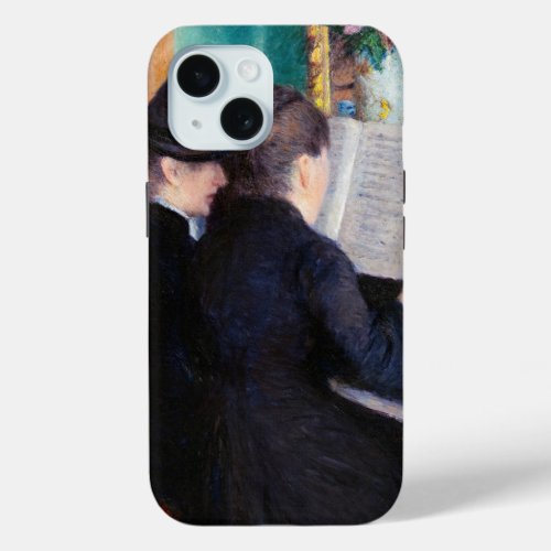 Gustave Caillebotte _ The Piano Lesson iPhone 15 Case