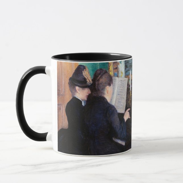 Gustave Caillebotte - The Piano Lesson Mug (Left)