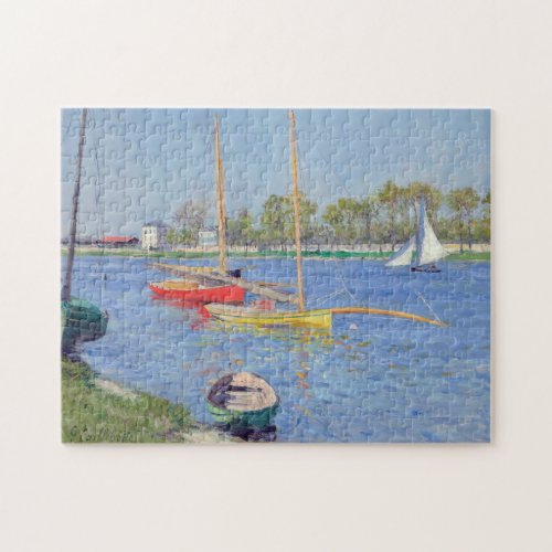 Gustave Caillebotte _ The Seine at Argenteuil Jigsaw Puzzle