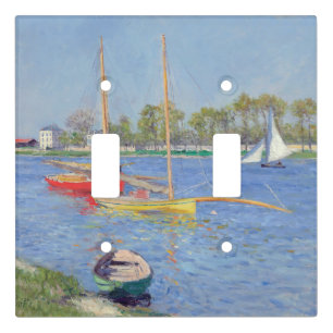 Gustave Caillebotte - The Seine at Argenteuil Light Switch Cover