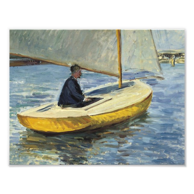 Gustave Caillebotte - The Yellow Boat Photo Print (Front)